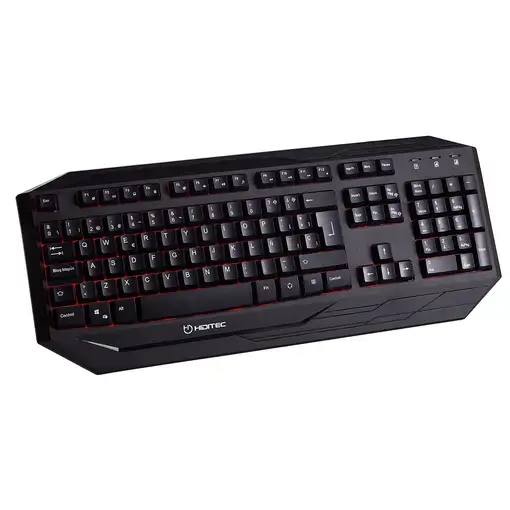 Hiditec GK200 teclado Juego USB QWERTY Negro