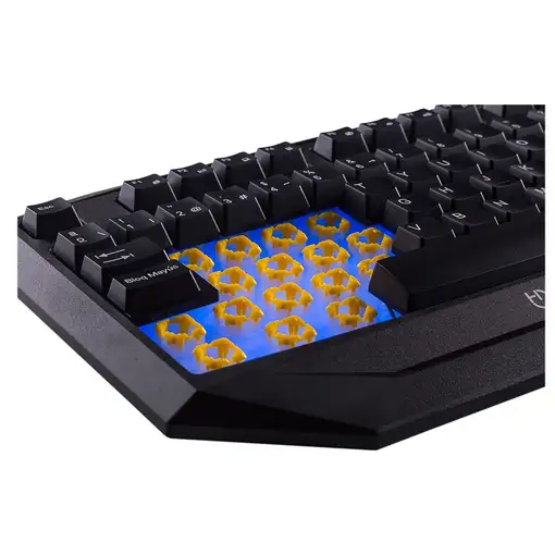 Hiditec GK200 teclado Juego USB QWERTY Negro