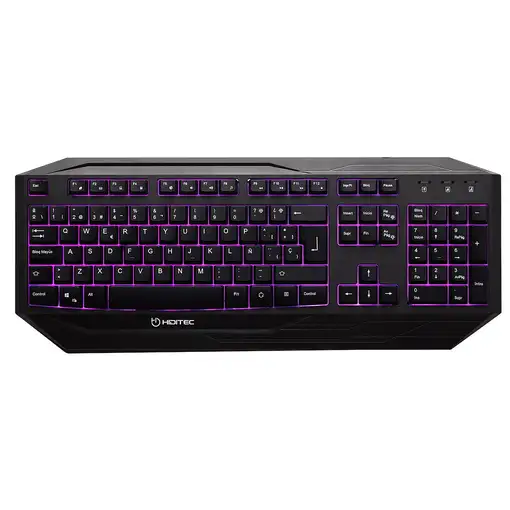 Hiditec GK200 teclado Juego USB QWERTY Negro