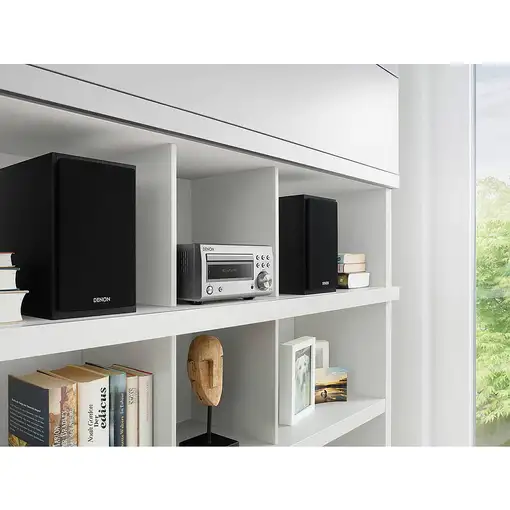 Denon D-M41 Minicadena de música para uso doméstico 60 W Plata