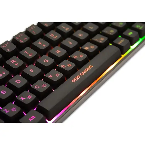 Deep Gaming mini TM065 teclado Juego USB QWERTY Español Negro