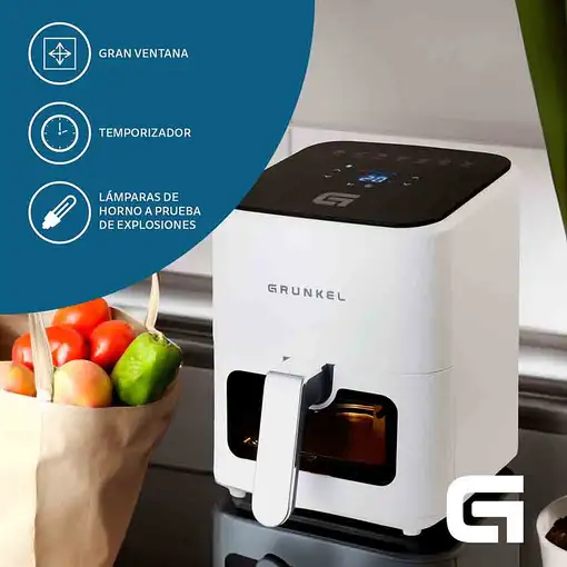 Freidora de aire 4 L Blanco WHITEEASYFRYER GRUNKEL