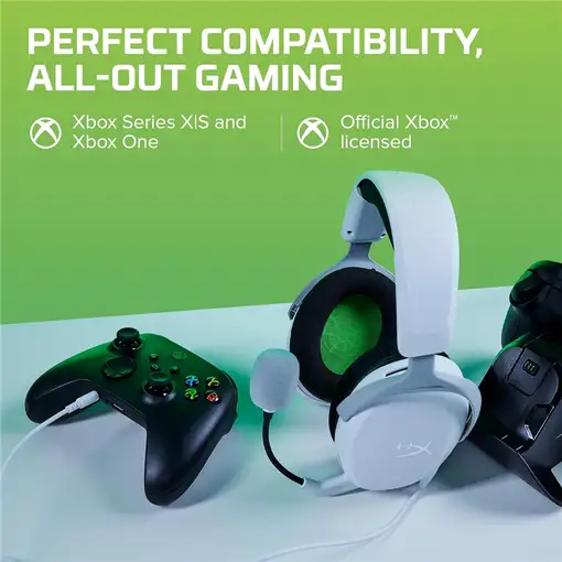 Auriculares gaming HyperX CloudX Stinger 2 Core para Xbox en color blanco
