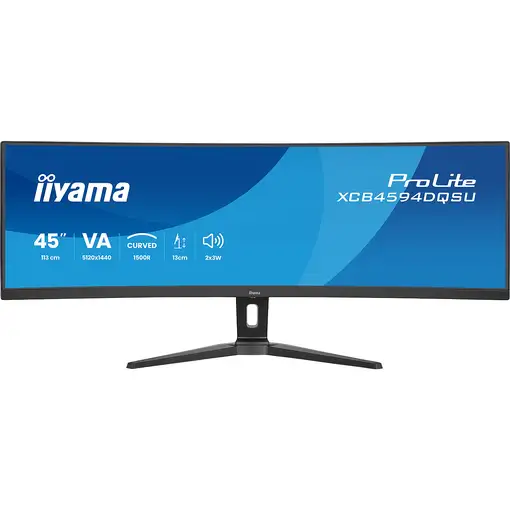 iiyama ProLite XCB4594DQSU-B1 pantalla para PC 113 cm (44.5") 5120 x 1440 Pixeles