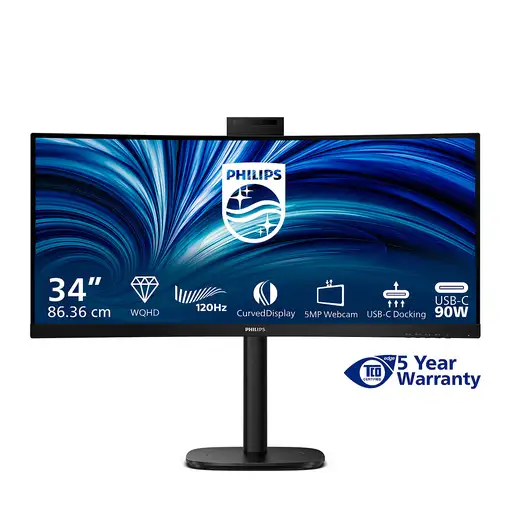 Philips 3000 series 34B2U3600CH/00 pantalla  PC 86,4 cm (34") 3440 x 1440 Pixeles