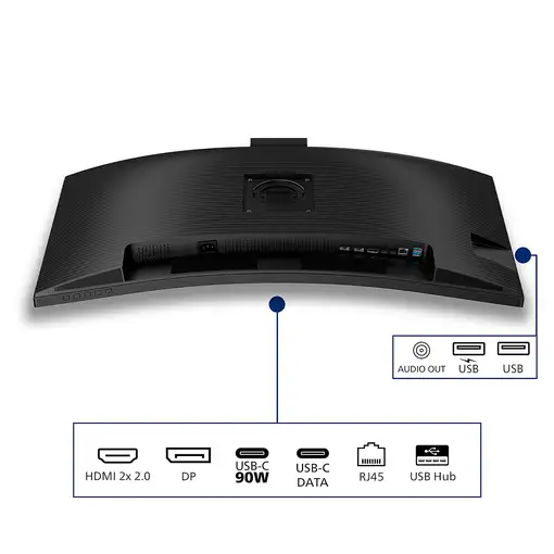 Philips 3000 series 34B2U3600CH/00 pantalla  PC 86,4 cm (34") 3440 x 1440 Pixeles