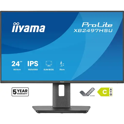 iiyama ProLite XB2497HSU-B1 pantalla para PC 60,5 cm (23.8") 1920 x 1080 Pixeles