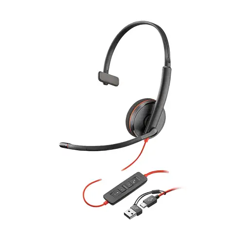 HP Poly Auriculares Poly Blackwire 3210 monaural USB-C (paquete)