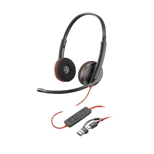 HP Poly Auriculares Poly Blackwire 3210 monaural USB-C (paquete)
