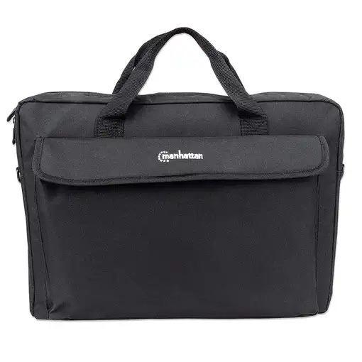 Manhattan Maletín para portátil London 17,3", tipo top loader, negro