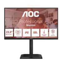 AOC 24E4U pantalla para PC 60,5 cm (23.8") 1920 x 1080 Pixeles Full HD LED Negro