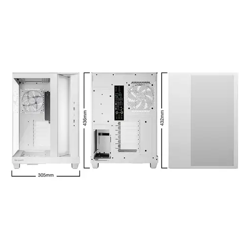 be quiet! Light Base 500 LX White Midi Tower Blanco