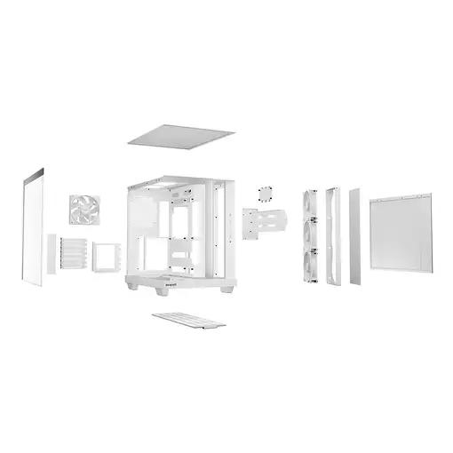 be quiet! Light Base 500 LX White Midi Tower Blanco