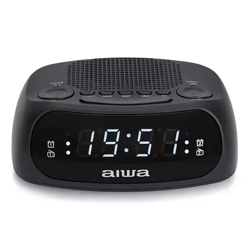 Aiwa CR-09J despertador Reloj despertador digital Negro Aiwa CR-09J despertador Reloj despertador digital Negro