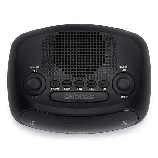 Aiwa CR-09J despertador Reloj despertador digital Negro