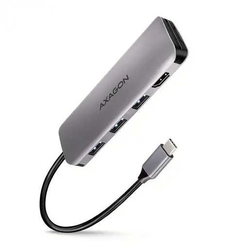 Axagon HMC-HCR3A 3x USB-A+ HDMI+ SD/microSD USB-C 3.2 Gen 1 hub 20cm Alámbrico USB