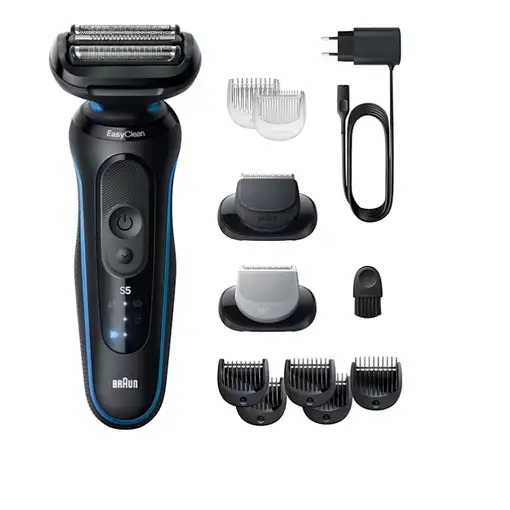 Braun Series 5 52-B1650S afeitadora Máquina de afeitar de láminas Recortadora Azul