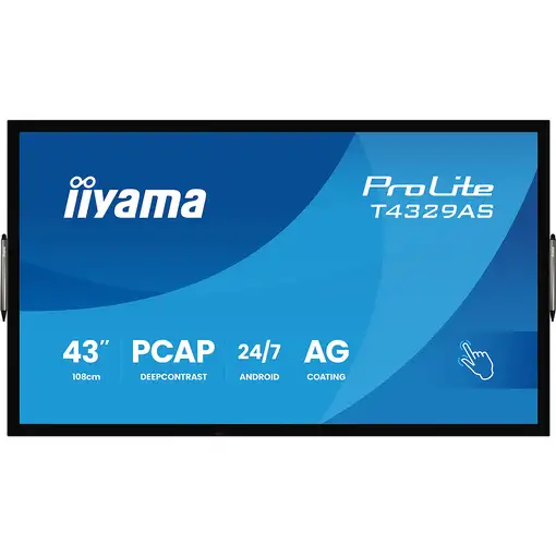 iiyama T4329AS-B1AG pantalla para PC 108 cm (42.5") 3840 x 2160 Pixeles