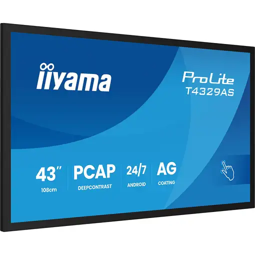 iiyama T4329AS-B1AG pantalla para PC 108 cm (42.5") 3840 x 2160 Pixeles