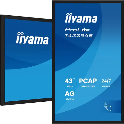 iiyama T4329AS-B1AG pantalla para PC 108 cm (42.5") 3840 x 2160 Pixeles