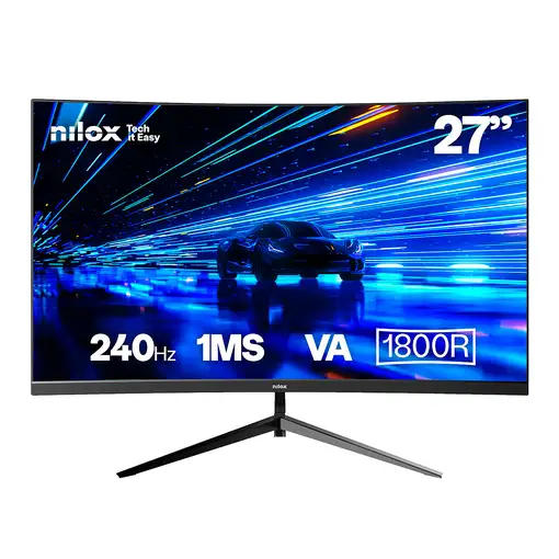 Nilox MONITOR 27 CURVO 240HZ VA HDMI Y DP pantalla para PC 68,6 cm (27'')