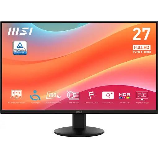 MSI Pro MP272L pantalla para PC 68,6 cm (27") 1920 x 1080 Pixeles Full HD LED