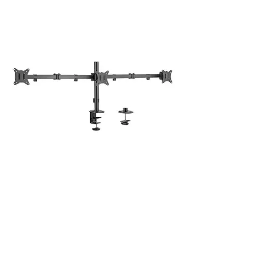 Gembird MA-D3-01 soporte para monitor 68,6 cm (27") Escritorio Negro