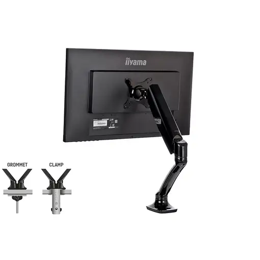 iiyama DS3001C-B1 soporte para monitor 68,6 cm (27") Escritorio Negro