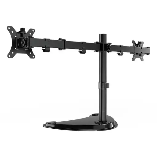 Gembird MS-D2ST-02 soporte para monitor 81,3 cm (32") Escritorio Negro