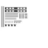 ONKRON FSPRO2L22-S soporte para monitor 139,7 cm (55") Piso Aluminio, Negro