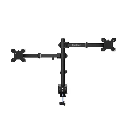 CoolBox Soporte de dos brazos para monitor y portátil MP01