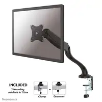 Neomounts NM-D500BLACK Brazo de monitor 10-30'' - resorte de gas Neomounts NM-D500BLACK Brazo de monitor 10-30'' - resorte de gas