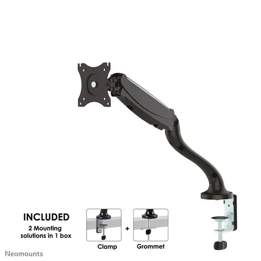 Neomounts NM-D500BLACK Brazo de monitor 10-30'' - resorte de gas