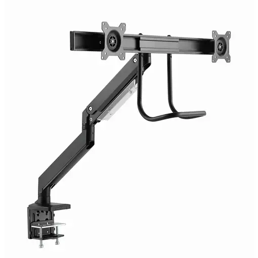 Gembird MA-DA2-04 soporte para monitor 81,3 cm (32") Escritorio Negro