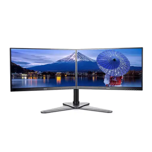iiyama DS1002D-B1 soporte para monitor 76,2 cm (30") Escritorio Negro