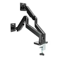 Gembird MA-DA2-06 soporte para monitor 81,3 cm (32") Escritorio Negro