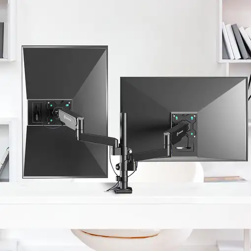 ONKRON G140-B soporte para monitor 81,3 cm (32") Escritorio Negro