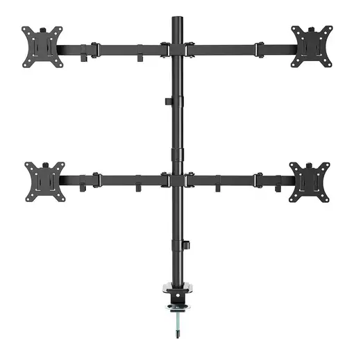 Gembird MA-D4-01 soporte para monitor 81,3 cm (32") Escritorio Negro