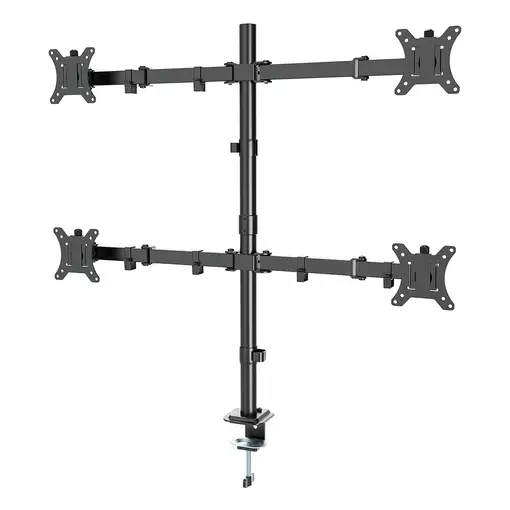 Gembird MA-D4-01 soporte para monitor 81,3 cm (32") Escritorio Negro