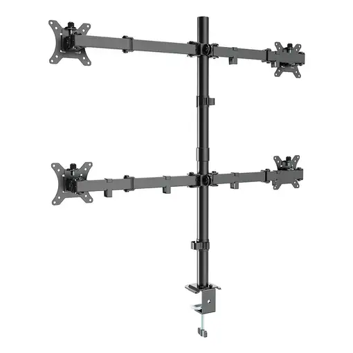 Gembird MA-D4-01 soporte para monitor 81,3 cm (32") Escritorio Negro