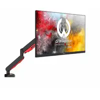 iiyama DSG3001C-R1 soporte para monitor 76,2 cm (30") Escritorio Negro, Rojo