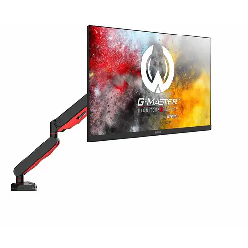 iiyama DSG3001C-R1 soporte para monitor 76,2 cm (30'') Escritorio Negro, Rojo