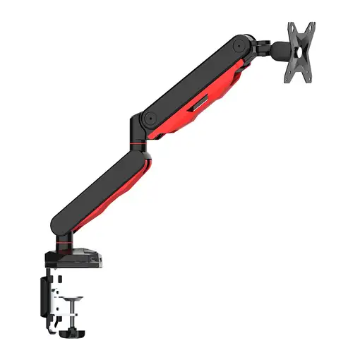 iiyama DSG3001C-R1 soporte para monitor 76,2 cm (30'') Escritorio Negro, Rojo