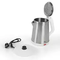JATA JEHA1723 tetera eléctrica 2 L 1500 W Acero inoxidable, Blanco