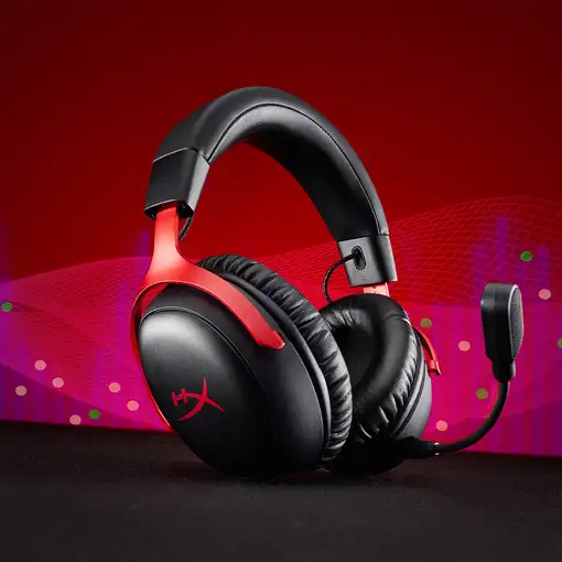 HyperX Auriculares inalámbricos Cloud III S: auriculares gaming (color negro)