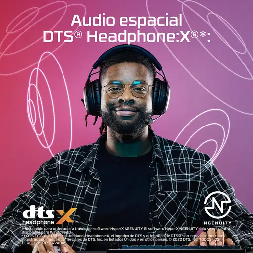 HyperX Auriculares inalámbricos Cloud III S: auriculares gaming (color negro)