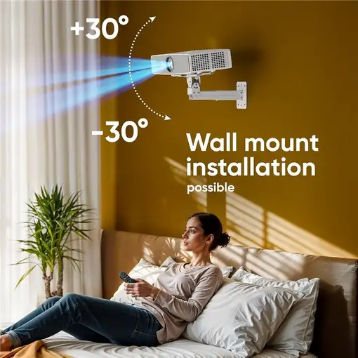 ONKRON K3A montaje para projector Techo/pared Blanco