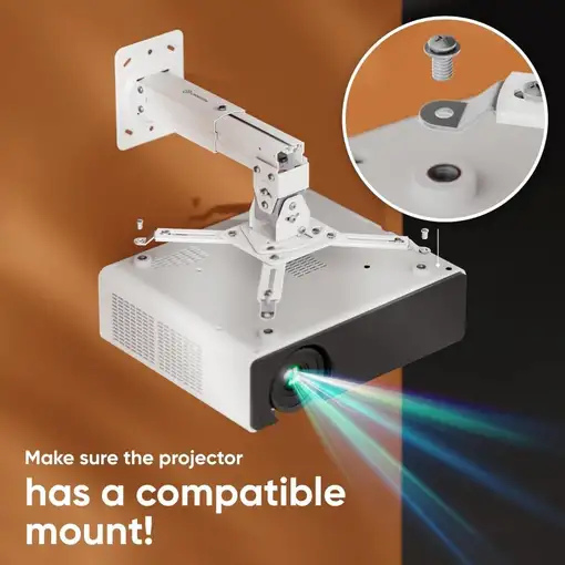 ONKRON K3A montaje para projector Techo/pared Blanco