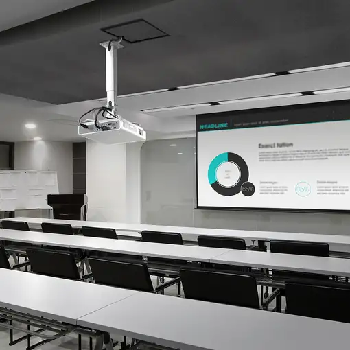 ONKRON K5A-W montaje para projector Techo/pared Blanco