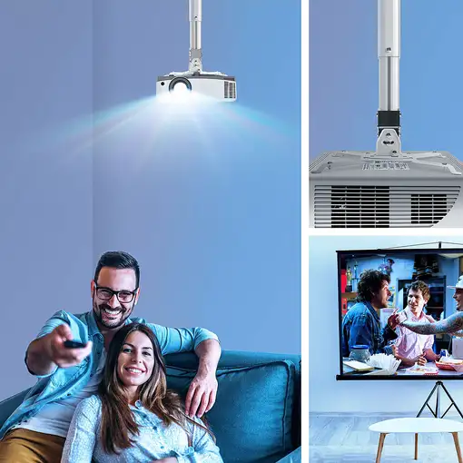 ONKRON K5A-W montaje para projector Techo/pared Blanco